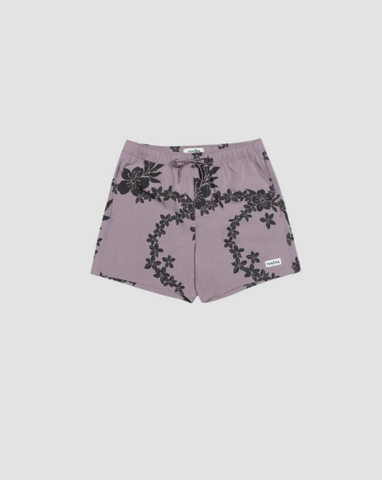 TENORE PRINTED DAY BOARD SHORT - ZINC