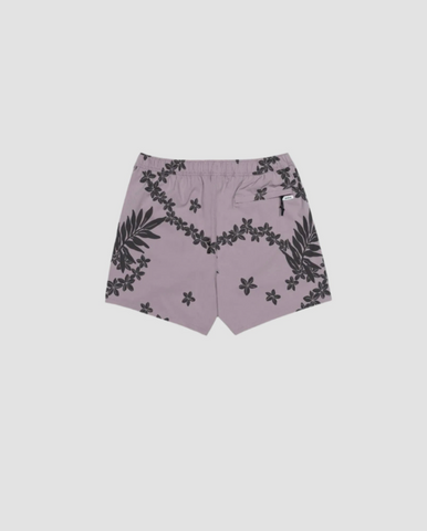 TENORE PRINTED DAY BOARD SHORT - ZINC