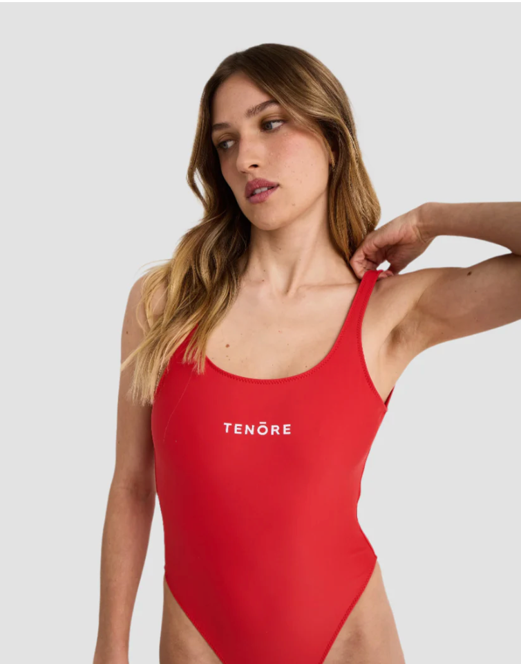 TENORE CLASSIC TANK 1-PIECE CARDINAL RED