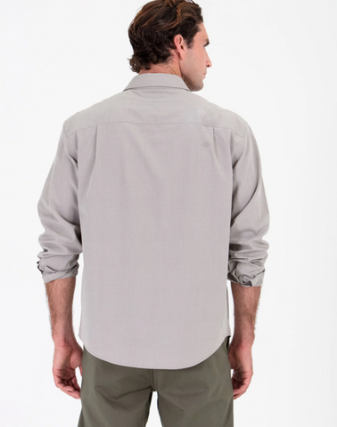 TENORE UTILITY SHIRT LONG SLEEVE - VETIVER