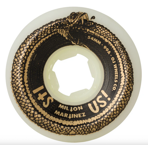 54mm Martinez Its Us Hardline 99a OJ Skateboard Wheels