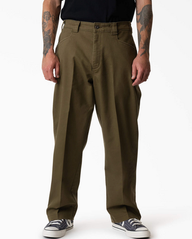 DICKIES Mike Anderson Loose Fit Work Pants - Dark Olive