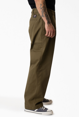 DICKIES Mike Anderson Loose Fit Work Pants - Dark Olive
