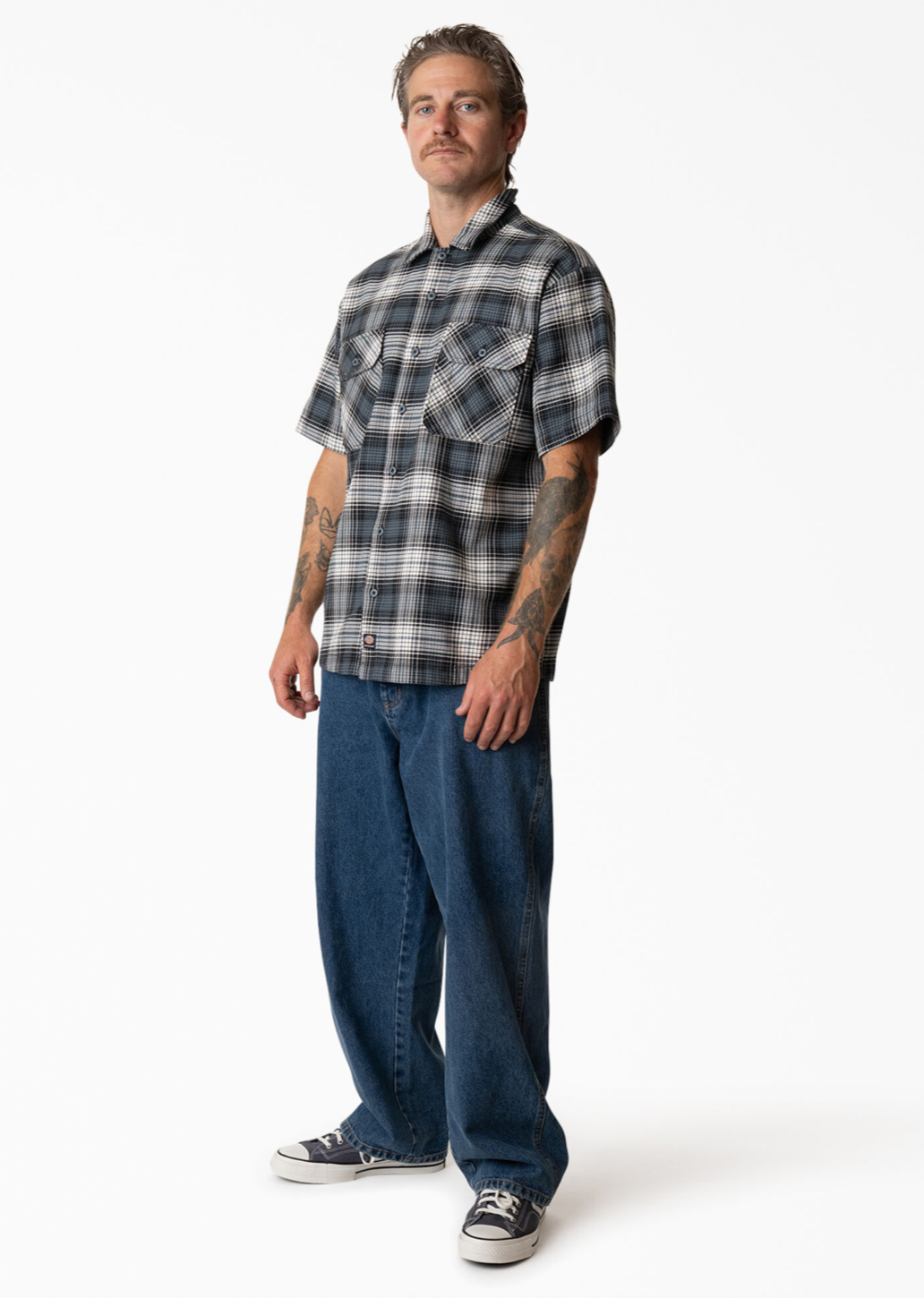 DICKIES Mike Anderson Work Shirt - Stormy Weather