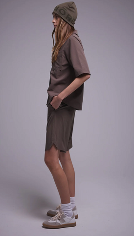 TENORE BERMUDA SHORT BARK - WOMEN
