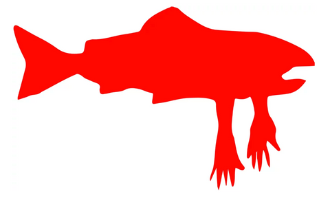 SALMON ARMS DIE CUT STICKER