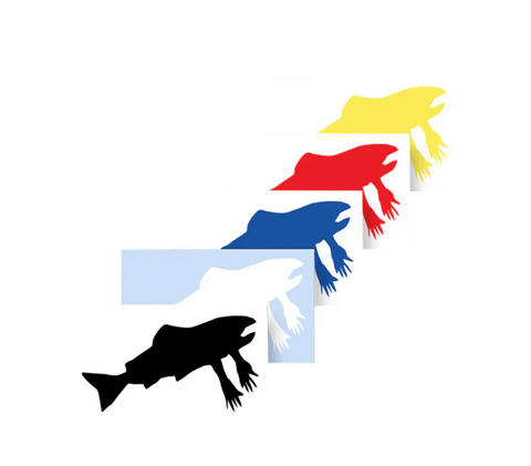 SALMON ARMS DIE CUT STICKER