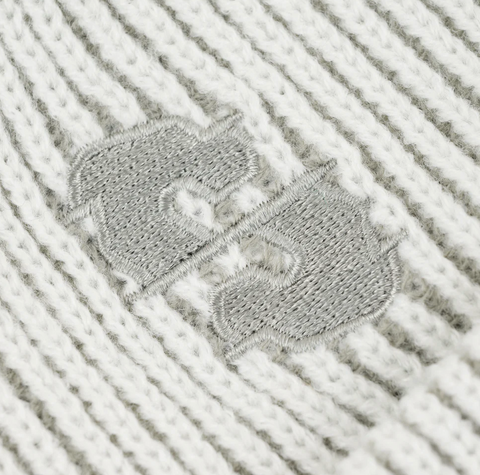 Souvenir Two Tone Rib Beanie - Marshmallow