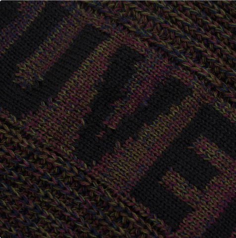 Souvenir Multi Yarn Burglar Mask - Chocolate