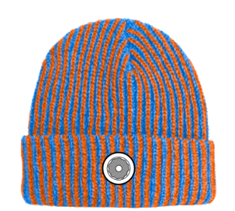 DS Icon Lumberjack Fold Beanie - Blue Orange