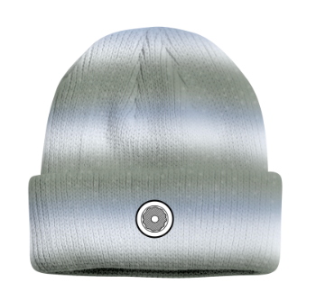 DS Icon Lumberjack Tye Dye Knit Fold Beanie - Grey
