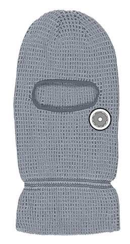 DS ICON GANG - RIBBED BALACLAVA - GREY