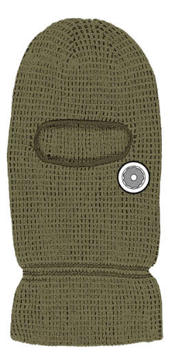 DS ICON GANG - RIBBED BALACLAVA - ARMY