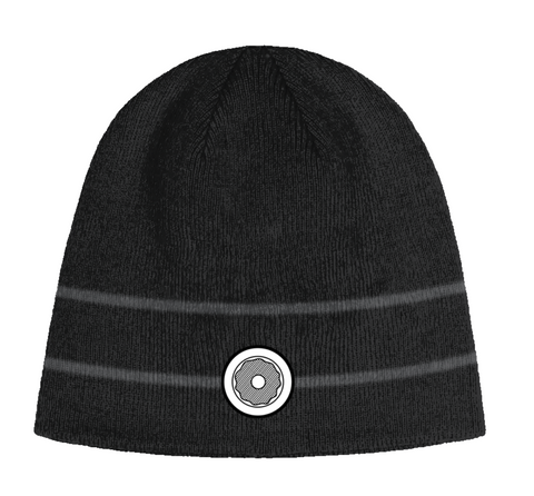 DS Icon Striped Knit Skully - Black/Grey