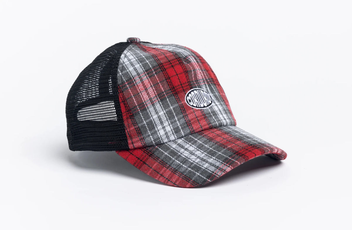 2026 Corduroy Plaid Trucker