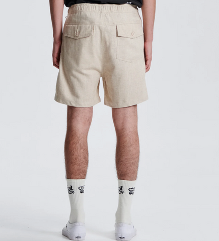 Critical Slde Cruiser Linen Short - Ecru