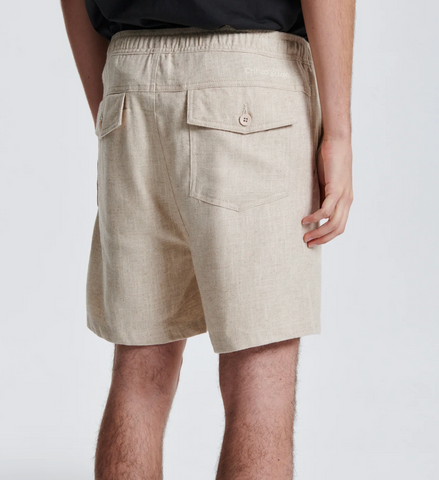 Critical Slde Cruiser Linen Short - Ecru