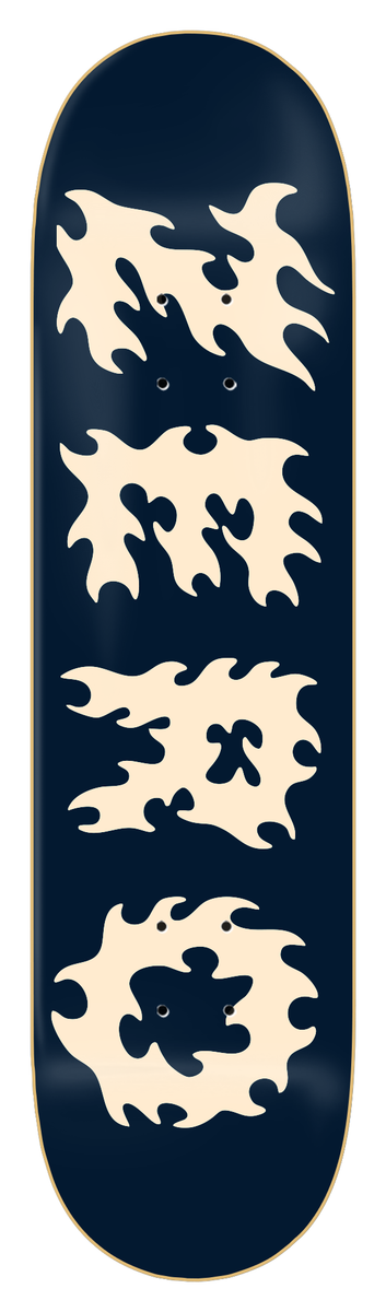 ZERO HAN III LOGO 8.25" SKATEBOARD DECK