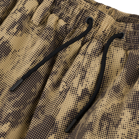 Souvenir Parachute Pant - Brown Blotch Print