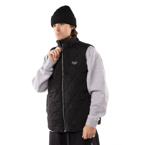 HOWL SEMI PUFFY VEST - BLACK