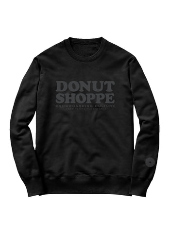 STACKED LAKE TAHOE CREWNECK BLACK