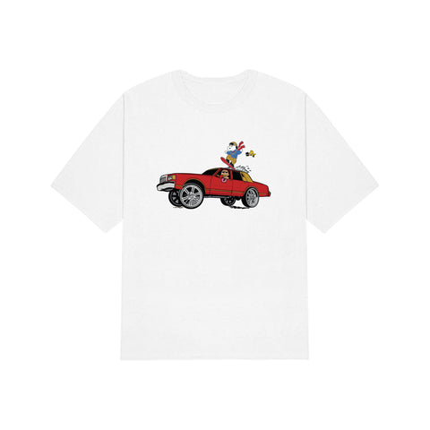 DONUT SHOPPE GANG COLLECTION - UNISEX WHITE T SHIRT