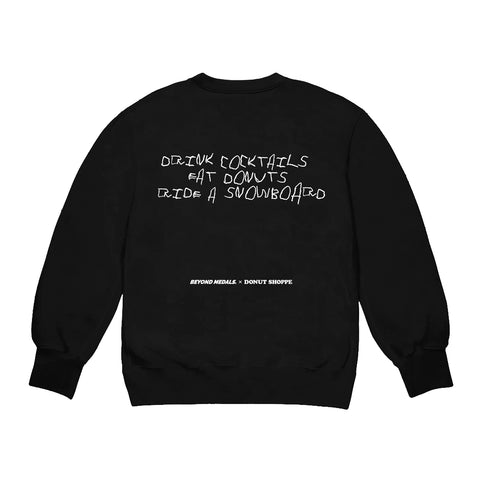 BM X DS CREWNECK BLACK