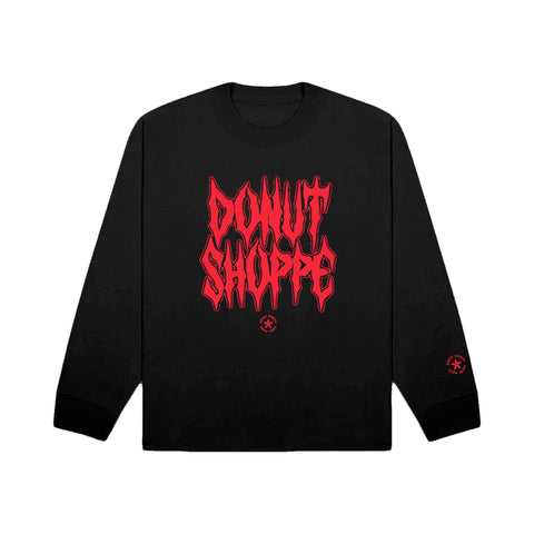 DONUT SHOPPE x KEVIN JONES Ride til Death Long Sleeve T-Shirt