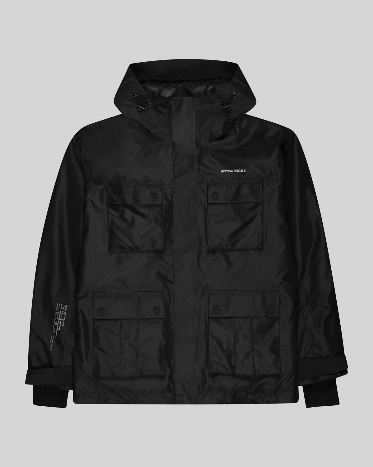 Beyond Medals Cargo Jacket 2L Black - Unisex