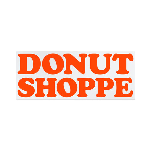 DONUT SHOPPE STACKED LOGO STICKER 8"