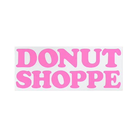 DONUT SHOPPE STACKED LOGO STICKER 8"