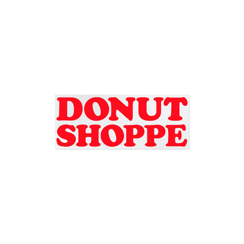 DONUT SHOPPE STACKED LOGO STICKER 4"