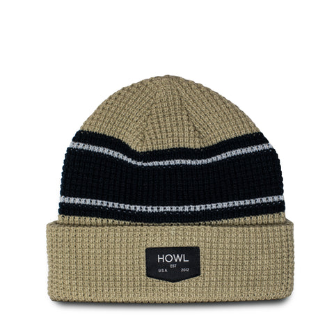 HOWL STRIPE BEANIE - BONE