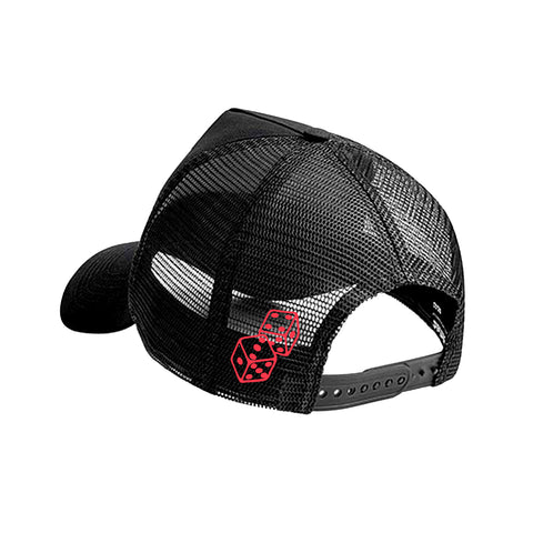 WHEN IN RENO TRUCKER HAT - BLACK WHITE