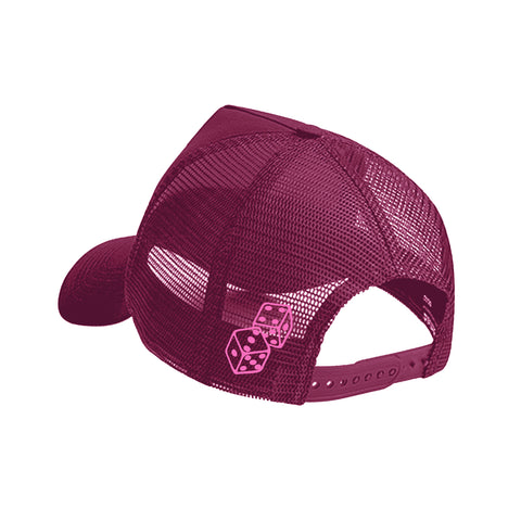 WHEN IN RENO TRUCKER HAT - BURGUNDY