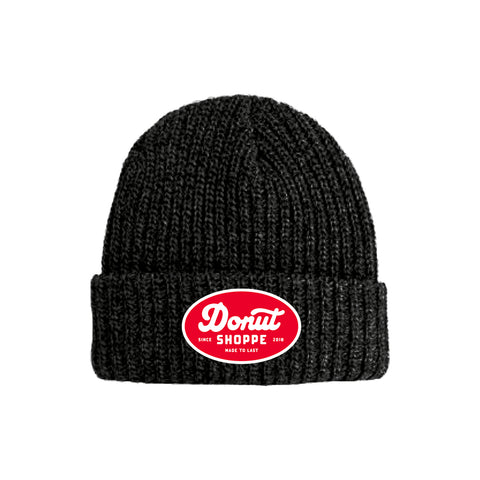 Donut Shoppe Made to Last  Workwear  Lumberjack Fold Beanie - Black