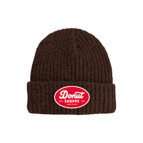Donut Shoppe Made to Last  Workwear  Lumberjack Fold Beanie - Chocolate