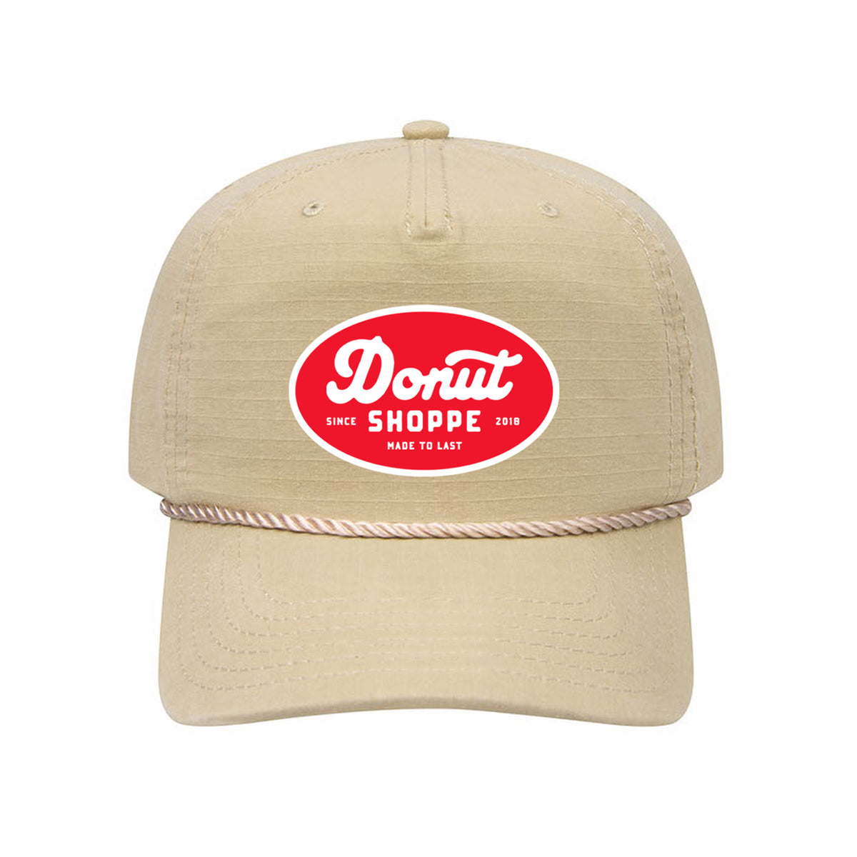 Donut Shoppe Made to Last  Workwear 5 Panel Hat - Khaki
