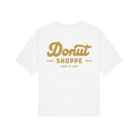 Donut Shoppe Made to Last  Workwear T-Shirt  - White