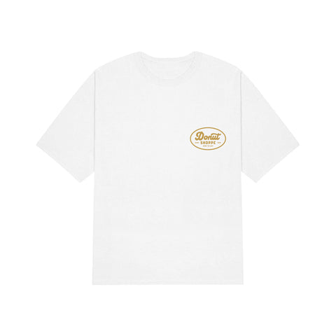 Donut Shoppe Made to Last  Workwear T-Shirt  - White