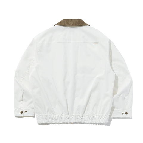 BSRabbit Variety Patch snap jacket White