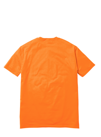 STACKED LAKE TAHOE SS T-SHIRT ORANGE